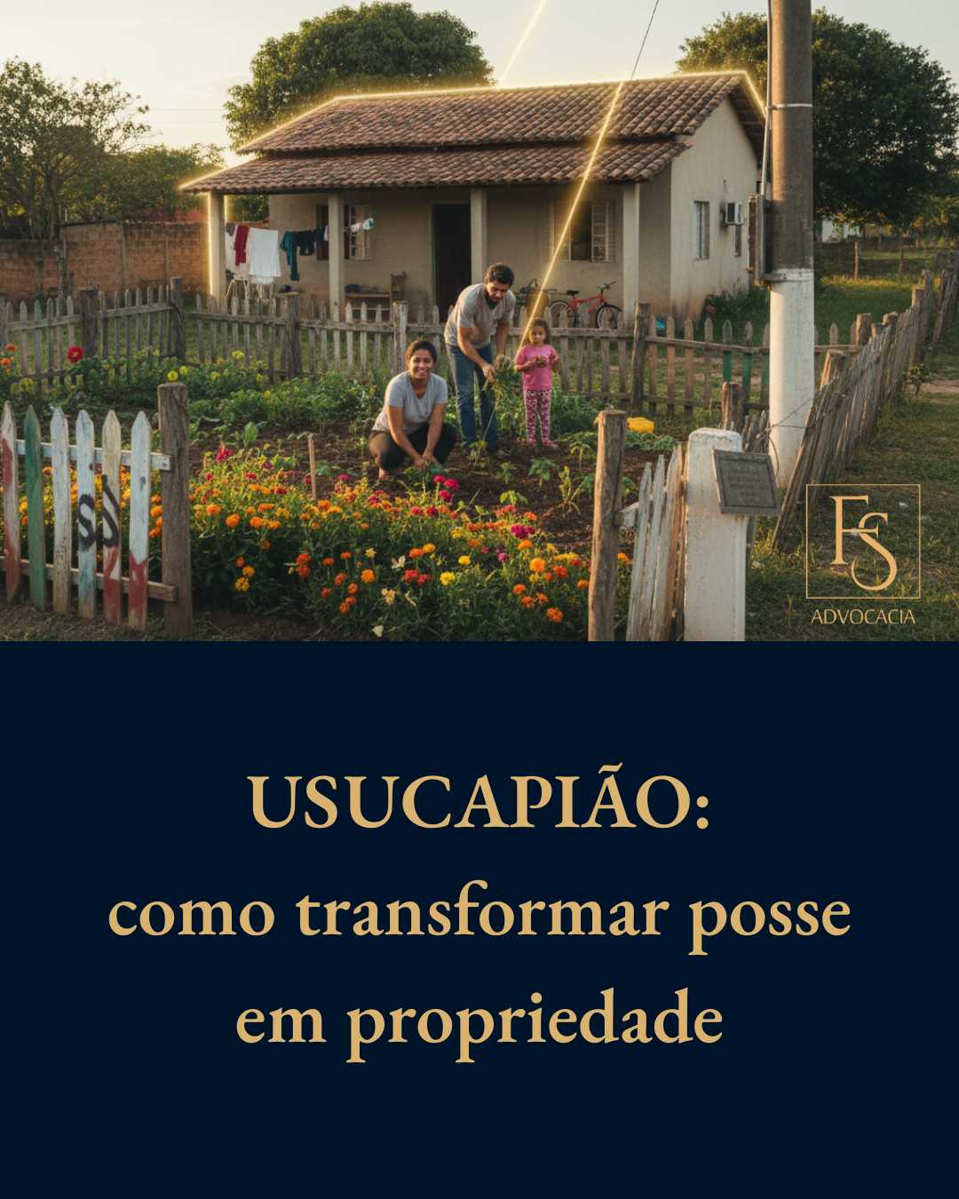 USUCAPIÃO: como transformar posse em propriedade