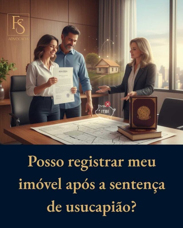 Posso registrar meu imóvel após a sentença de usucapião?