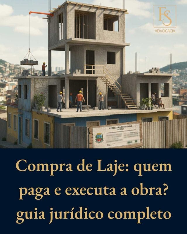 Compra de Laje: quem paga e executa a obra? guia jurídico completo