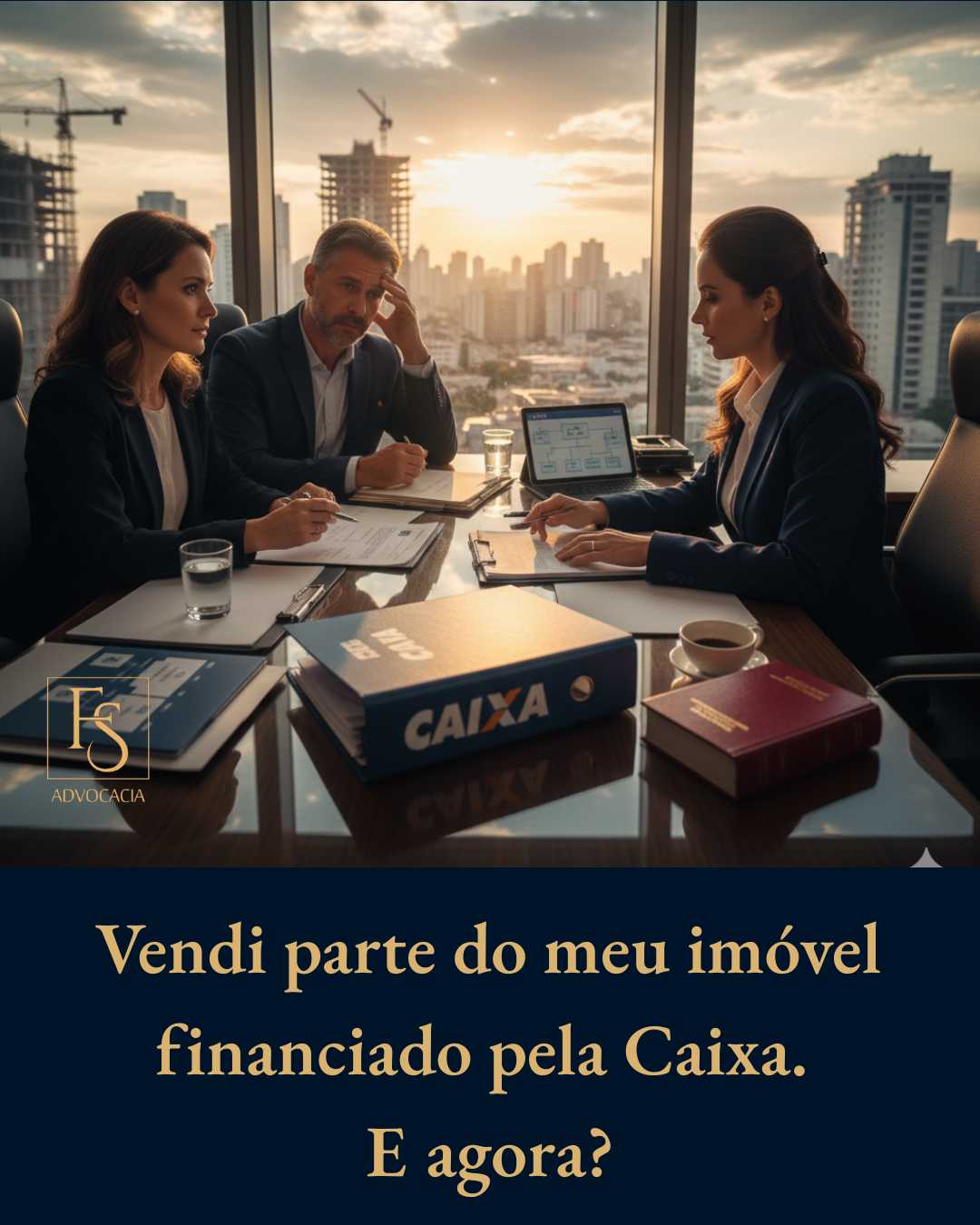 Vendi parte do meu imóvel financiado pela Caixa. E agora?