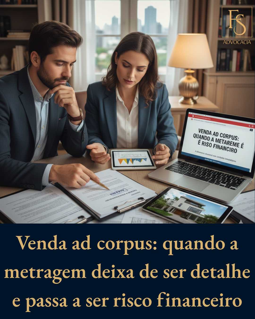 Venda ad corpus: quando a metragem deixa de ser detalhe — e passa a ser risco financeiro