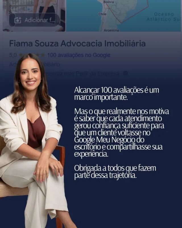 FS Advocacia alcança 100 avaliações 5 estrelas no Google | Direito Imobiliário